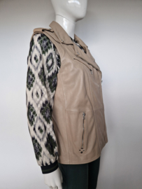 Goosecraft bodywarmer Athena. Mt. M. Beige/leer.