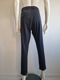 Zenggi cropped pantalon. Maat 2, Donkerblauw.