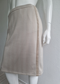 Mart Visser rok. Maat 42, Beige/visgraat