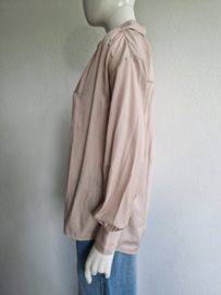 Msch Copenhagen blouse. Maat XS/S. Beige.