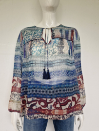 Summum blouse top. Mt. 40, All over print.