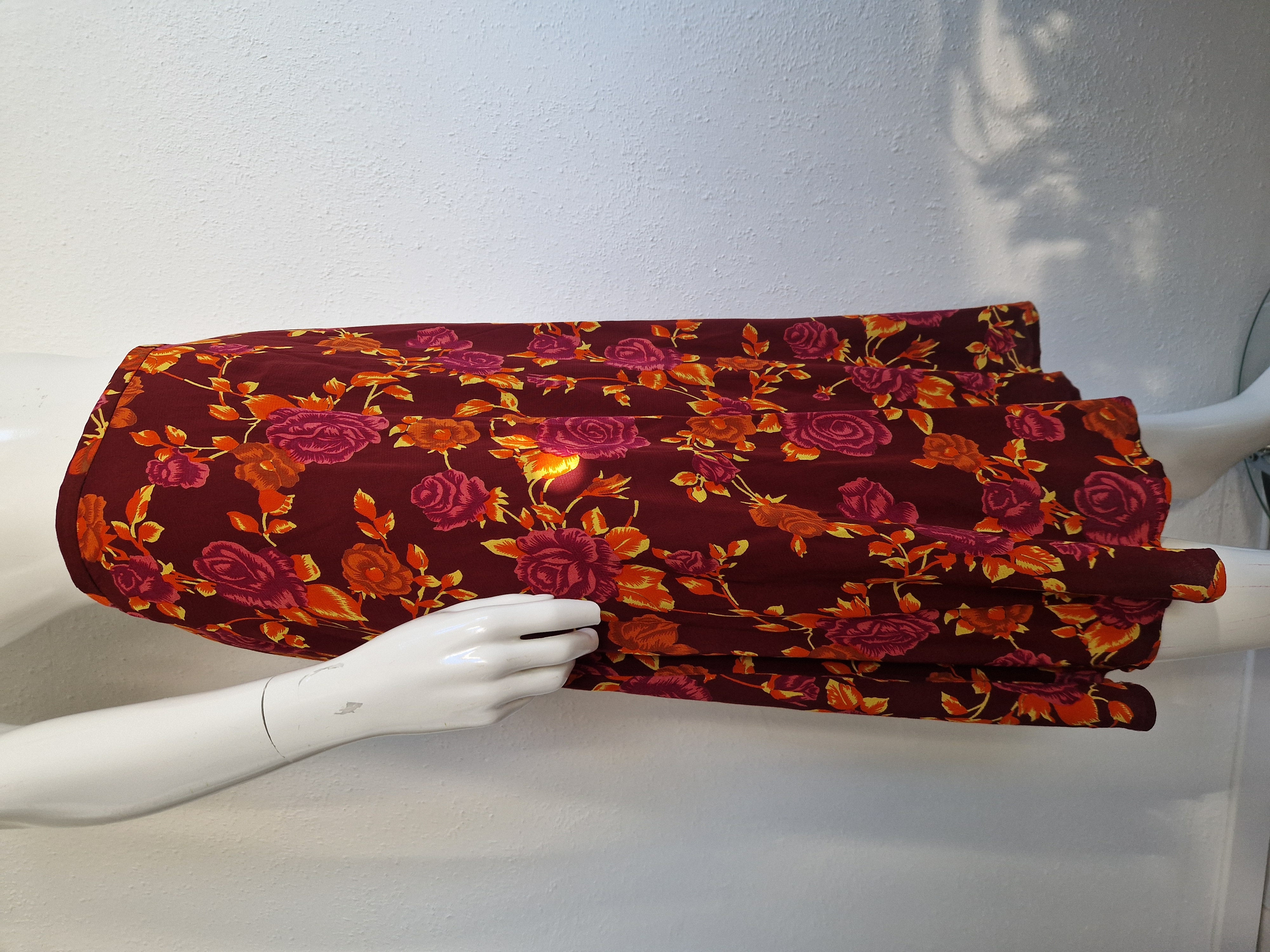 King Louie midi rok. Maat 40, Bloemenprint.