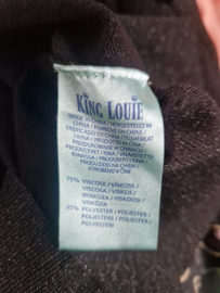 King Louie spencer. Maat L. Zwart/lurex