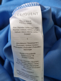 Free/Quent midi rok. Maat L. Blauw