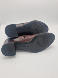 Ecco Shape 35 Block enkellaarsjes. Maat 39. Bruin.