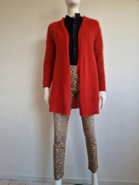 Marc Aurel jeans. Maat 38, Beige/luipaard print.