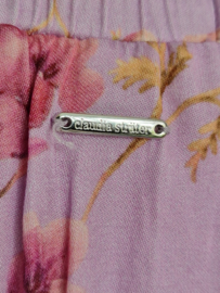 Claudia Sträter midi rok. Maat 40. Lila/bloemenprint.