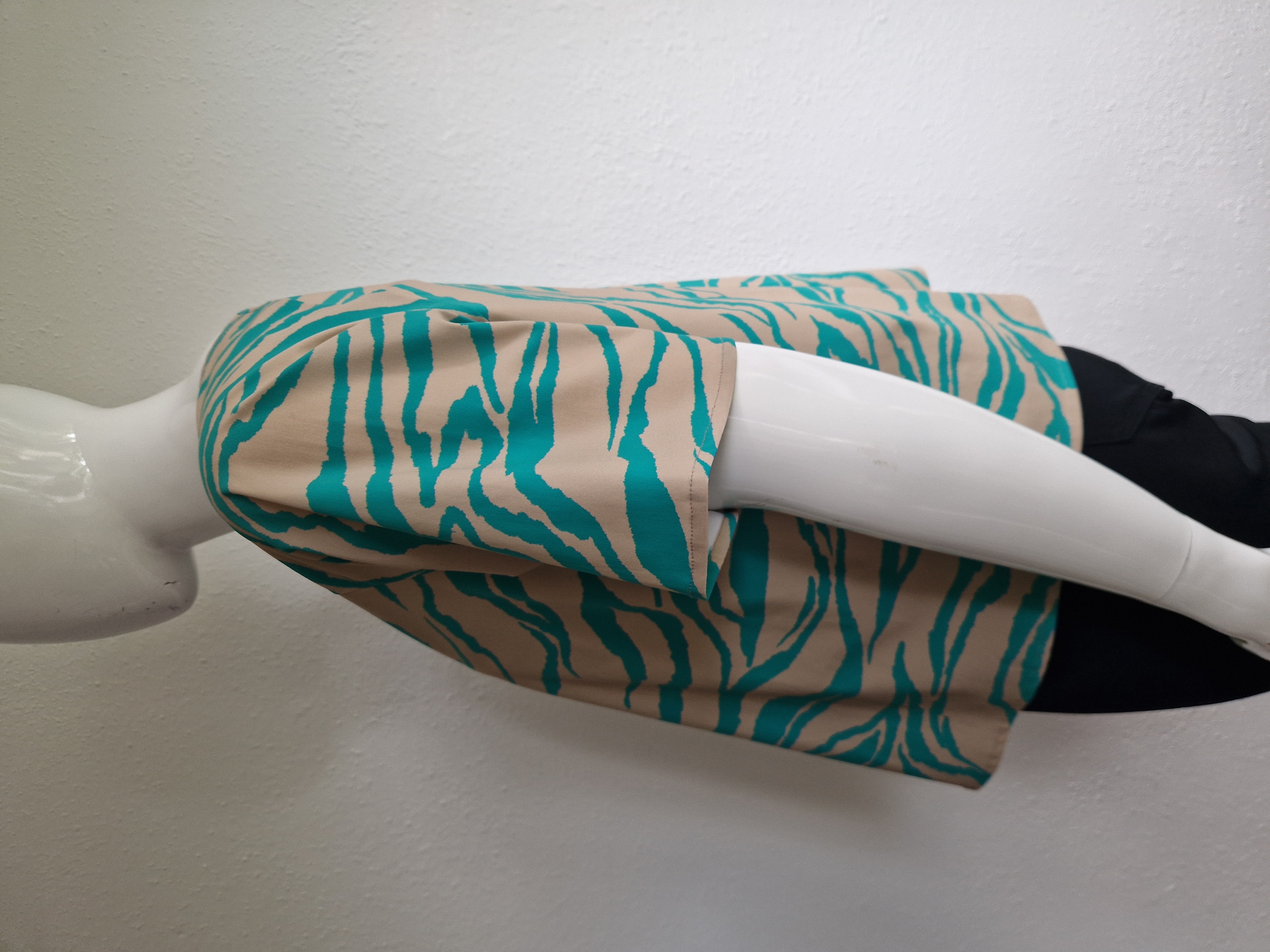 Studio Anneloes Moreen Tiger top. Maat 42, Beige/mintgroen.