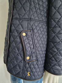 Joules winterjas. Maat 40. Donkerblauw.