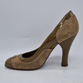 Burberry pumps. Maat 37. Bruin/leer.