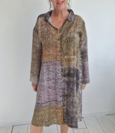 OSKA jurk met patchworkdessin | Maat 1 |