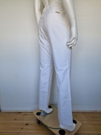 Michael Kors pantalon. Mt. 10. Wit/goudkleurig.