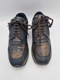 Red Rag sneakers. Maat 40, Zwart/brons/leer.