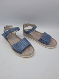 Annalina sandalen. Maat 41, Blauw/leer.