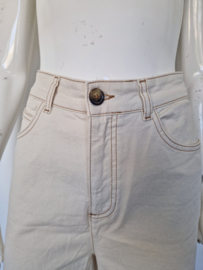 King Louie Marcie Pants. Maat 38. Ecru/ivory