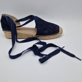 Fred de la Bretoniere espadrilles. Maat 39, Blauw/suède