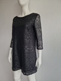 Ana Alcazar tuniek. Maat 40. Zwart/kant.