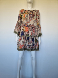Miss June Paris jurk. Bohemian stijl. Maat 38.
