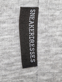 Sneakerdresses hoodie jurk | Maat L | Grijs |