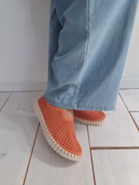 Ilse Jacobsen Tulip instappers maat 41 in zalm/oranje