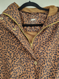 Joules regenjas. Maat 38, Bruin/luipaardprint.