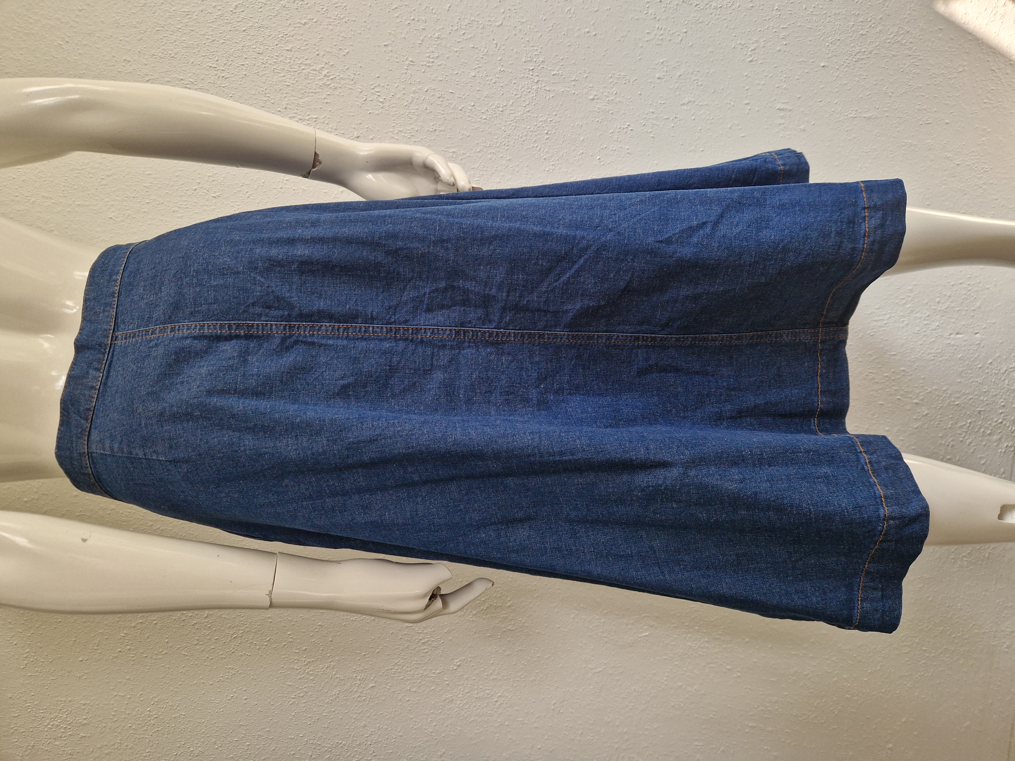 King Louie denim rok. Maat 38, Blauw
