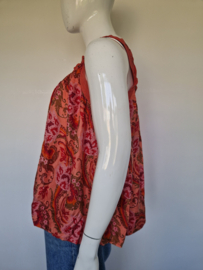 Majé Paris top. 1 maat | Koraal/print |