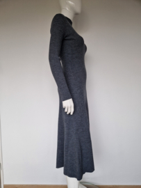 Majé Paris maxijurk. Maat 38, Grijs.