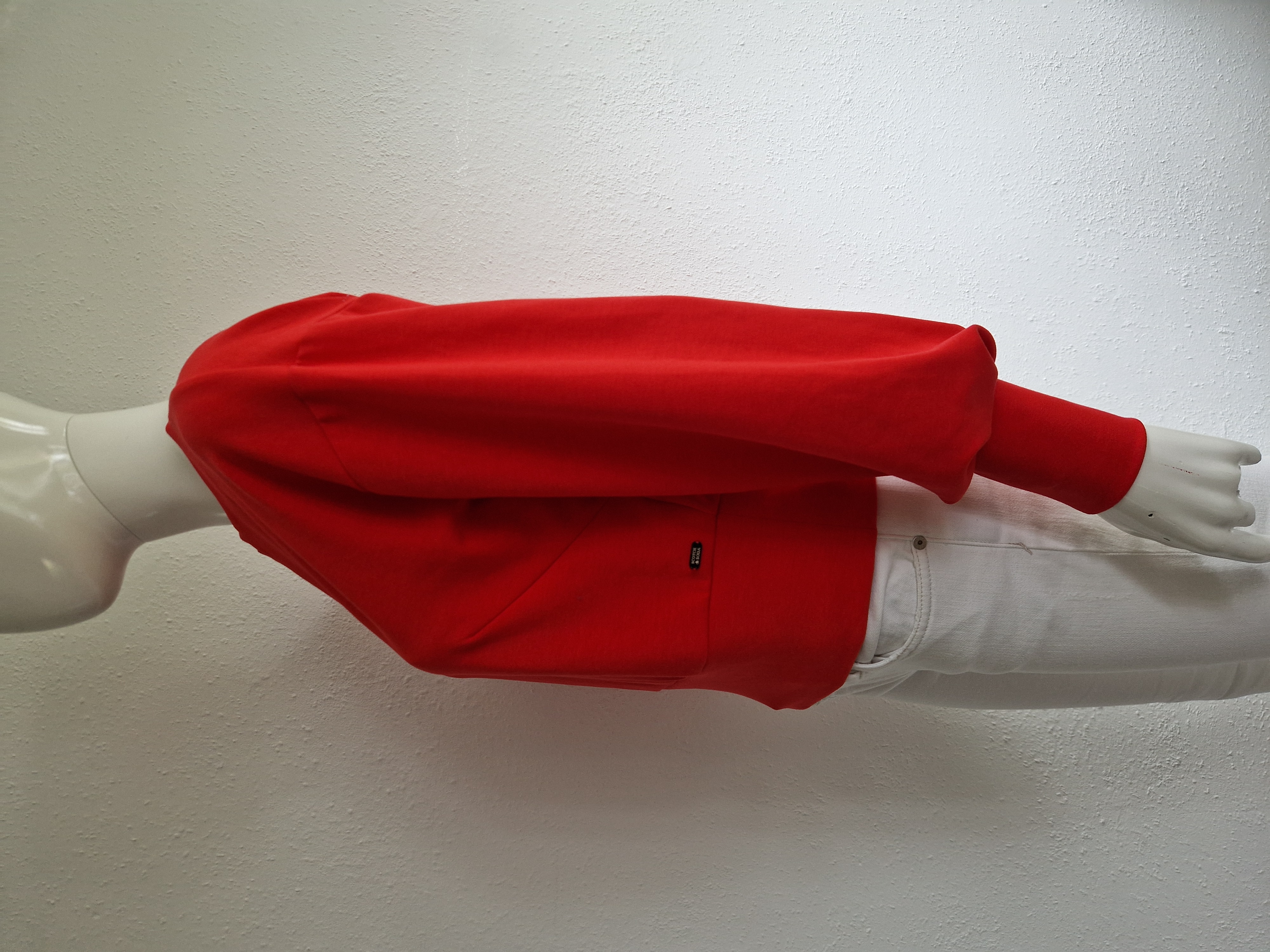 Scotch & Soda sweat shirt. Maat S. Rood/modalmix.