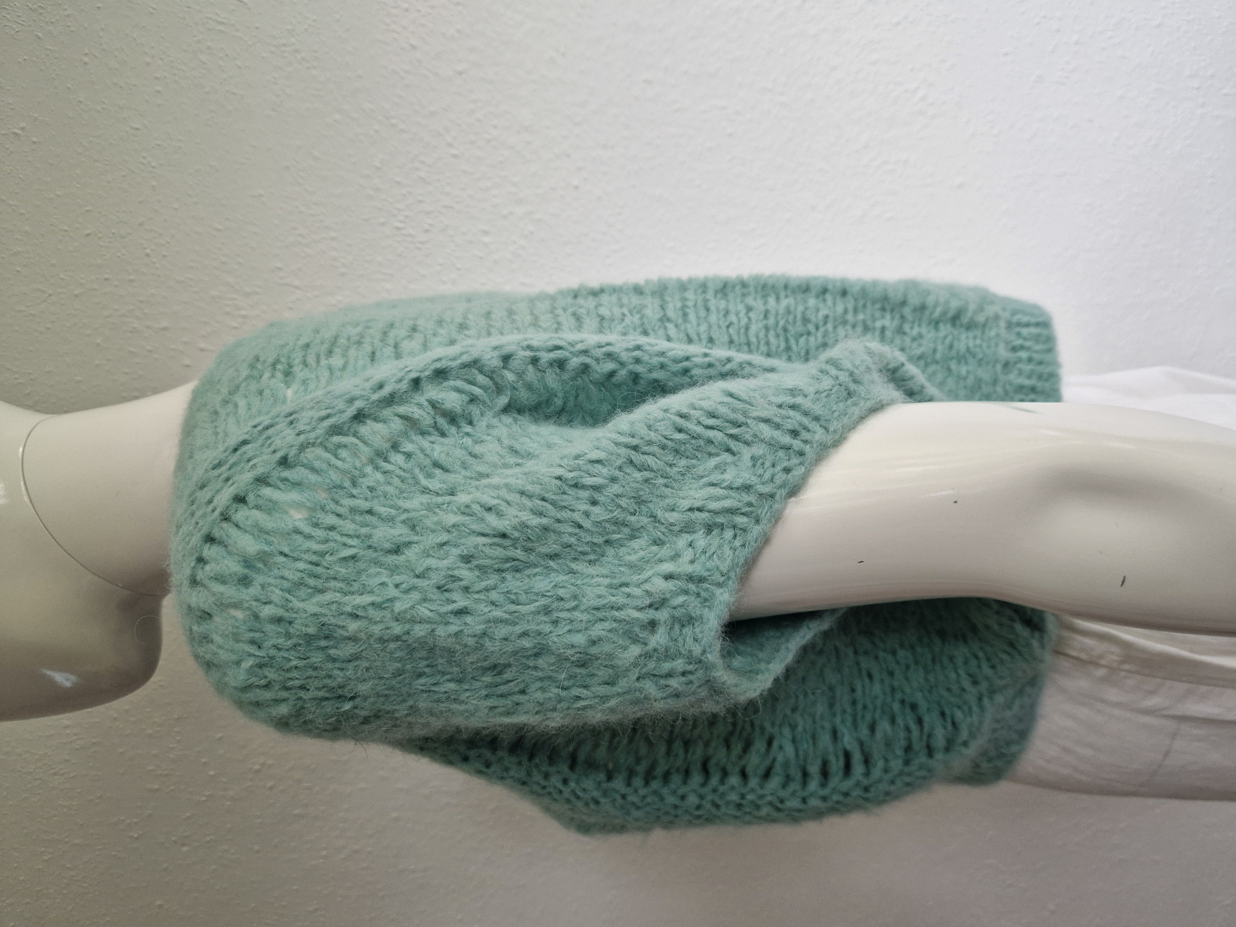 INTI top Irma. Maat M. Mint/baby alpaca.