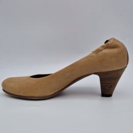 Alberto Fermani leren pumps. Maat 37.5. Camel