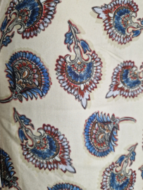 Marie Méro jurk. Maat 42/44,Crème/print.