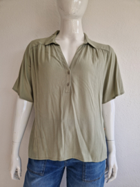 Zusss blouse. Maat XXL. Saliegroen.
