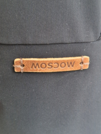 Moscow jurk. Maat XS. Zwart/travelstof.