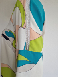 Marie Méro blouse top. Maat 38,All over print.