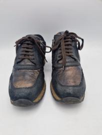 Red Rag sneakers. Maat 40, Zwart/brons/leer.