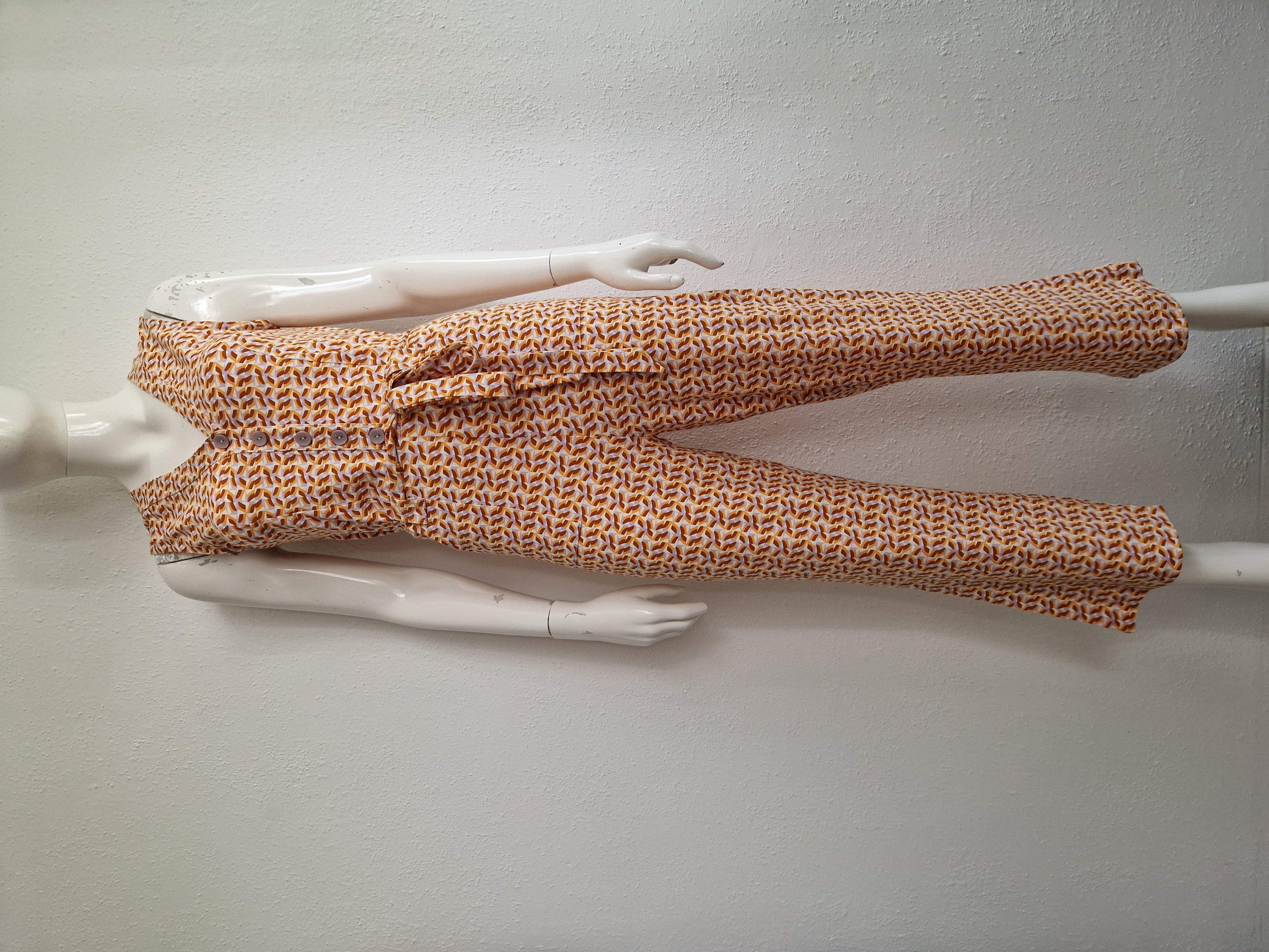 Zilch jumpsuit. Maat S. Origami/lavender.