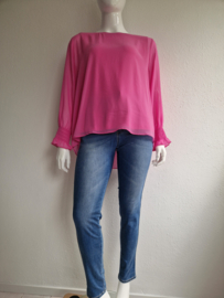 Heine blouse top. Maat 48. Roze.