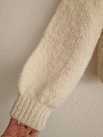 INTI handgebreid vest | Maat 38 | Crème | Alpaca |