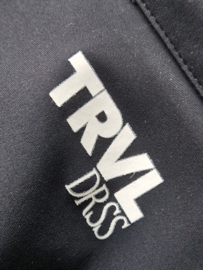 TRVL Dress blouse. Maat M. Zwart/travelstof.