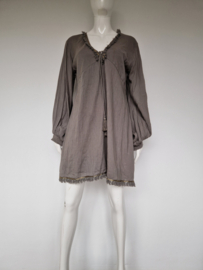 IBZ Mode tuniek. Maat 40/42. Olijfgroen.