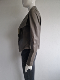 Transmission blazer. Maat 38. Groen/leer.
