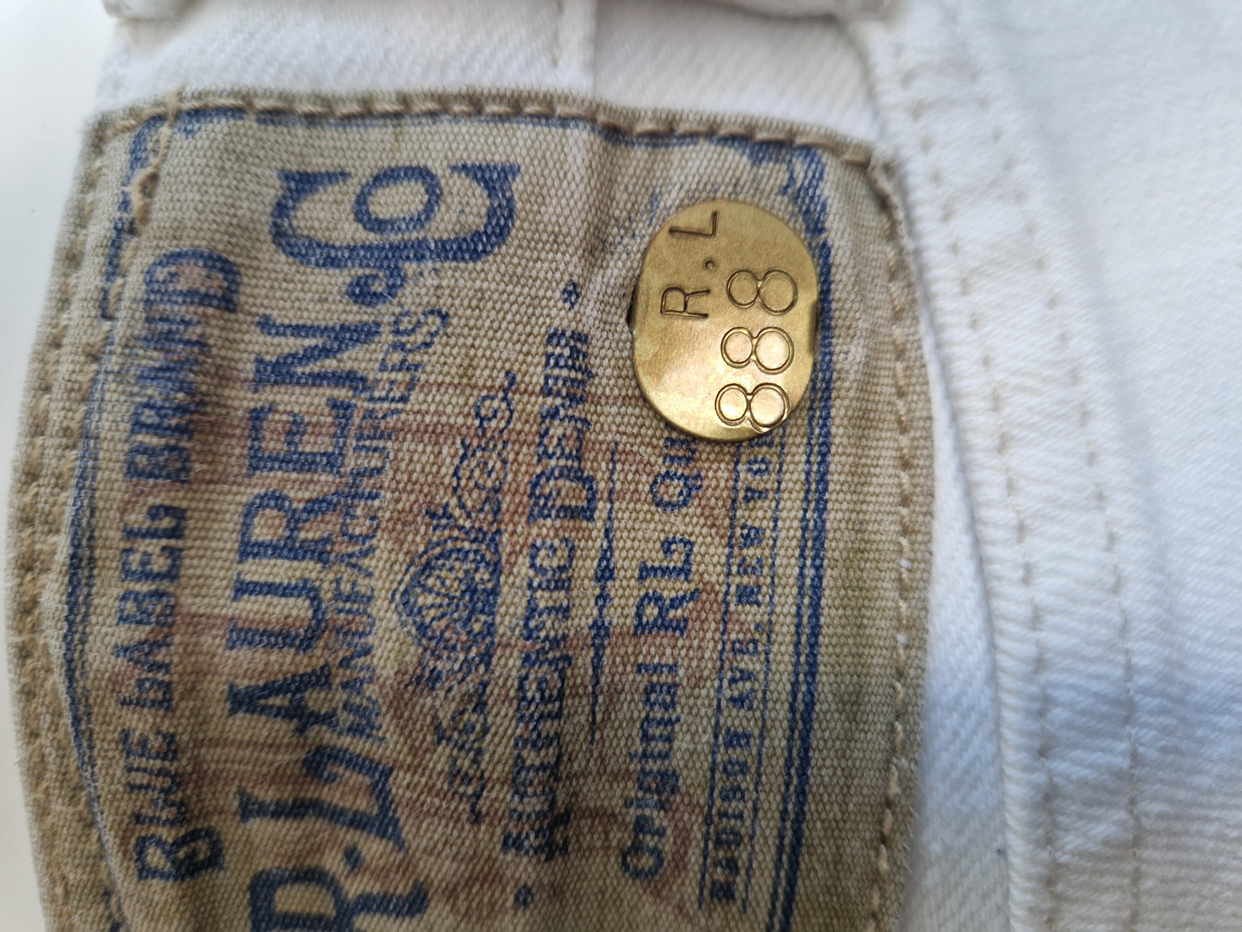 Ralph Lauren jeans. Maat 27, Wit.