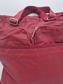 Mandarina Duck handtas. Rood/geel.