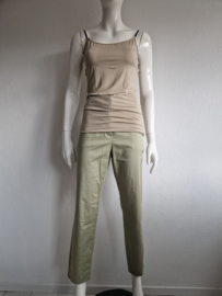 Trix & Rees top Rome. Maat M. Beige.