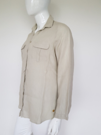 Cross Point blouse. Mt. 42. Sand/linnen.