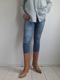 Via Vai enkellaarsjes Noelle. Maat 39, Bruin/leer.