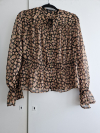 Scotch & Soda blouse. Mt. M. Transparant/print.