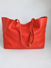 By-Bar Sofia Bag | Poppy Red | Rundleer |