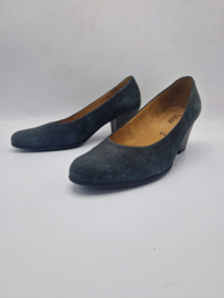 Gabor pumps. Maat6,5, Blauw/grijs/leer.